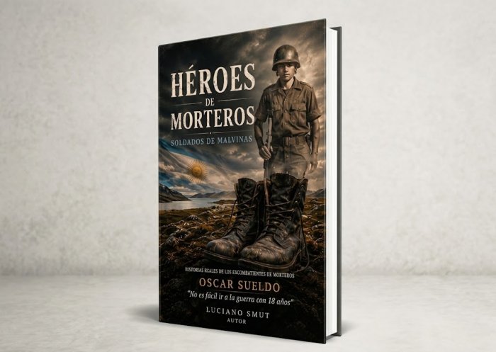 Morteros presentará un libro que rescata las historias de los soldados de Malvinas