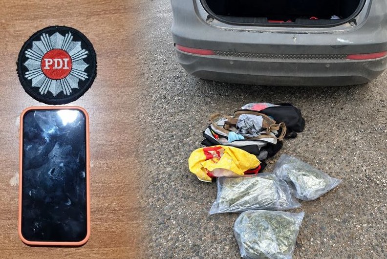 Ceres: Detuvieron a un hombre con medio kilo de marihuana en la Ruta 34