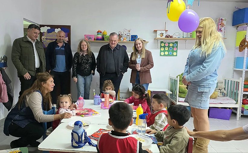 Tejeda, Michlig y Dupouy recorrieron programas sociales y espacios comunitarios en Ceres