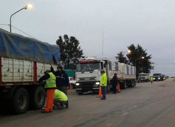 Mega operativo de control vehicular en Tostado