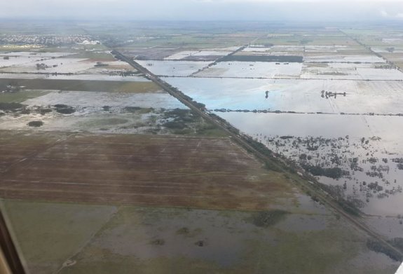 Las inundaciones afectaron fuerte al Departamento San Justo