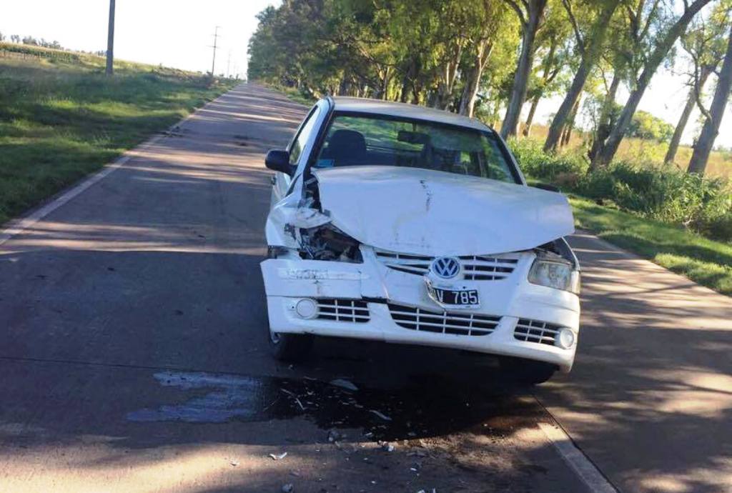 Porteña: choque entre automovilistas oriundos de Morteros