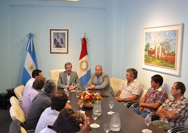 Avalle recibió a una delegación de Brinkmann por el cierre de SanCor