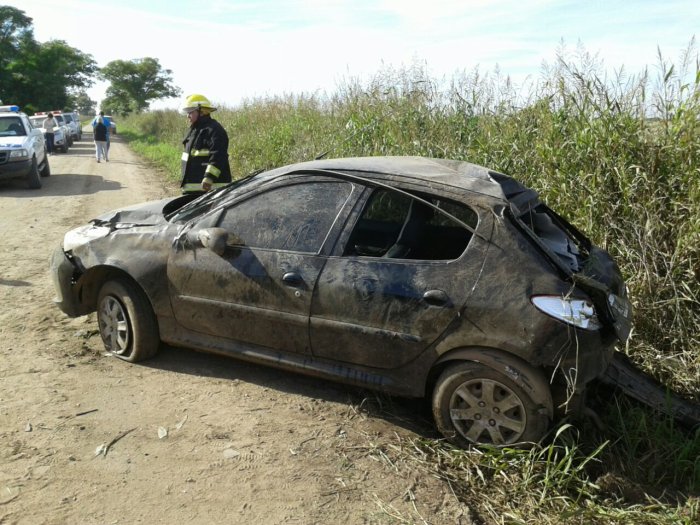 Una mujer se accidento en zona rural de Freyre
