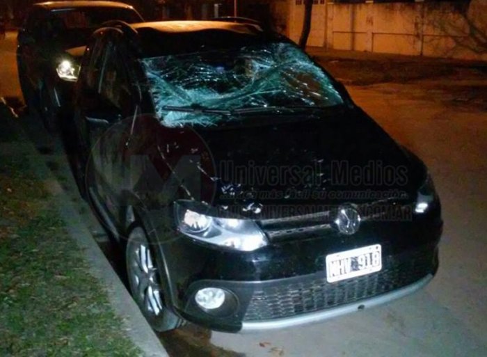 Matrimonio se accidentó en el acceso sur de Brinkmann