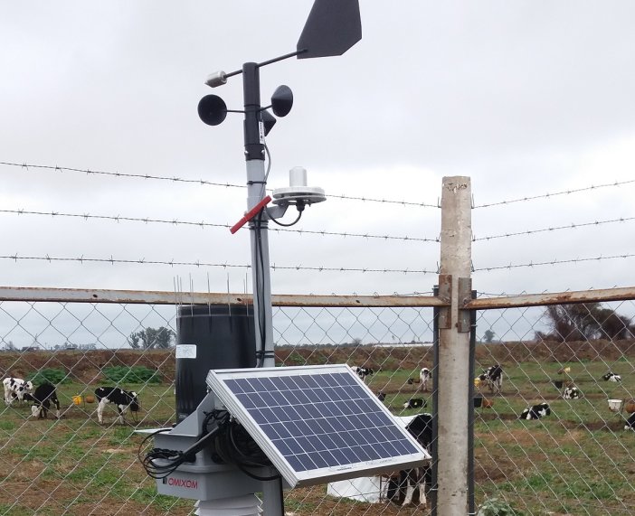 Freyre: Instalaron una estación meteorológica