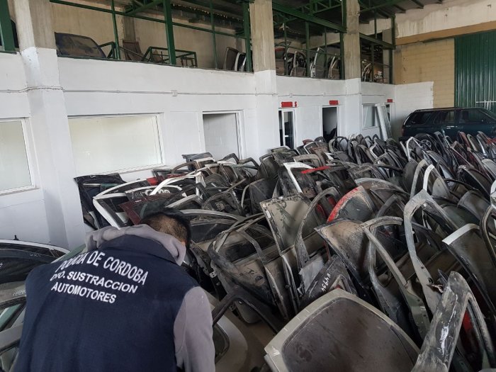 Importantes allanamientos en desarmaderos de Morteros