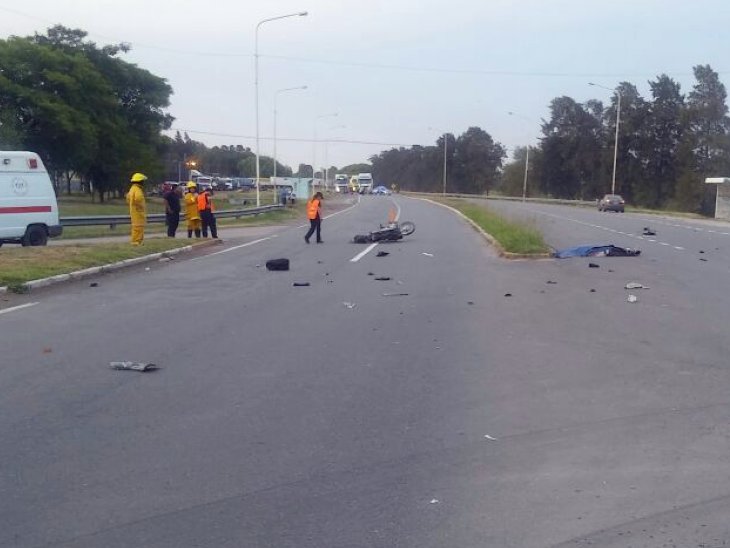 Motociclista murió en un accidente en Hersilia
