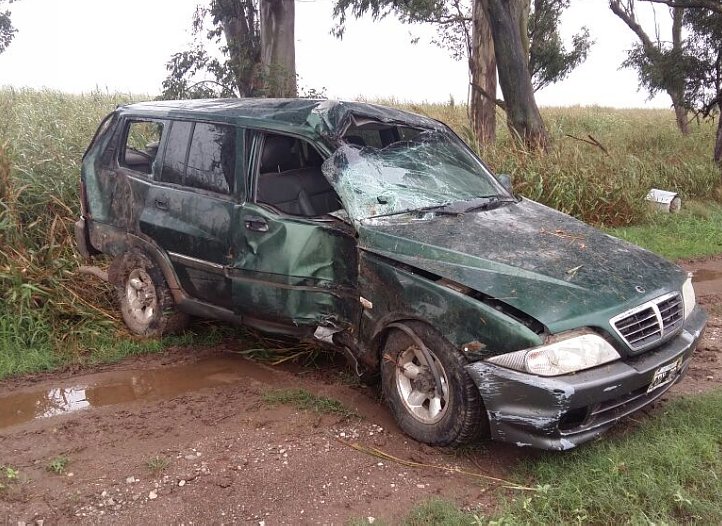 Daños materiales en accidentes ocurridos en Porteña y Brinkmann