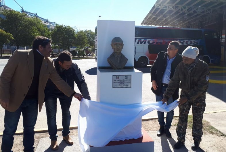 Morteros: Inauguraron el estacionamiento de la Terminal de Omnibus