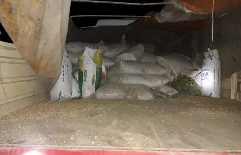 Frustraron el robo de un camión con soja en La Paquita